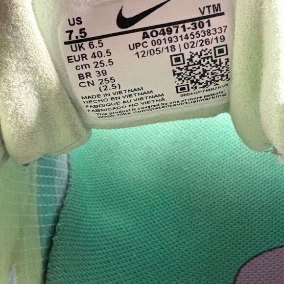 Size 7.5Men/9Women - Nike Air Max React 270 multicolor shoes - Picture 9 of 9